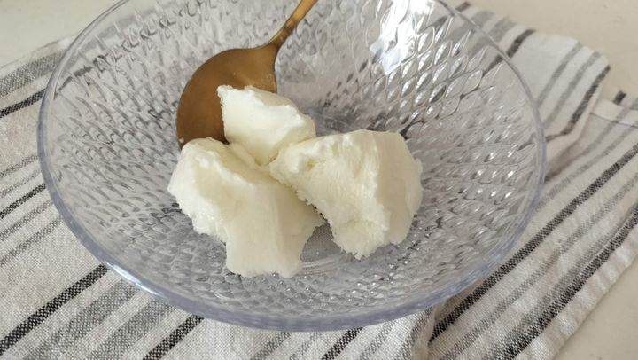 アイスバージョンのパンナコッタ