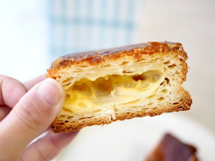 シャトレーゼ「ブリュレデニッシュ」断面写真