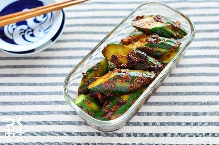 田舎味。きゅうりの赤みそ漬け