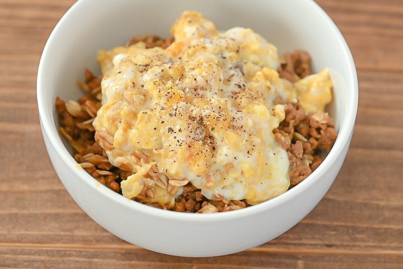 オートミールのルーロー飯