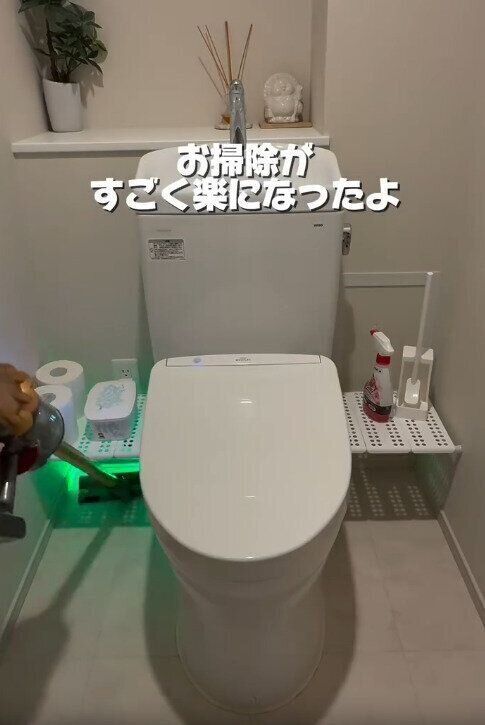 【セリア】掃除がしやすくトイレもすっきり