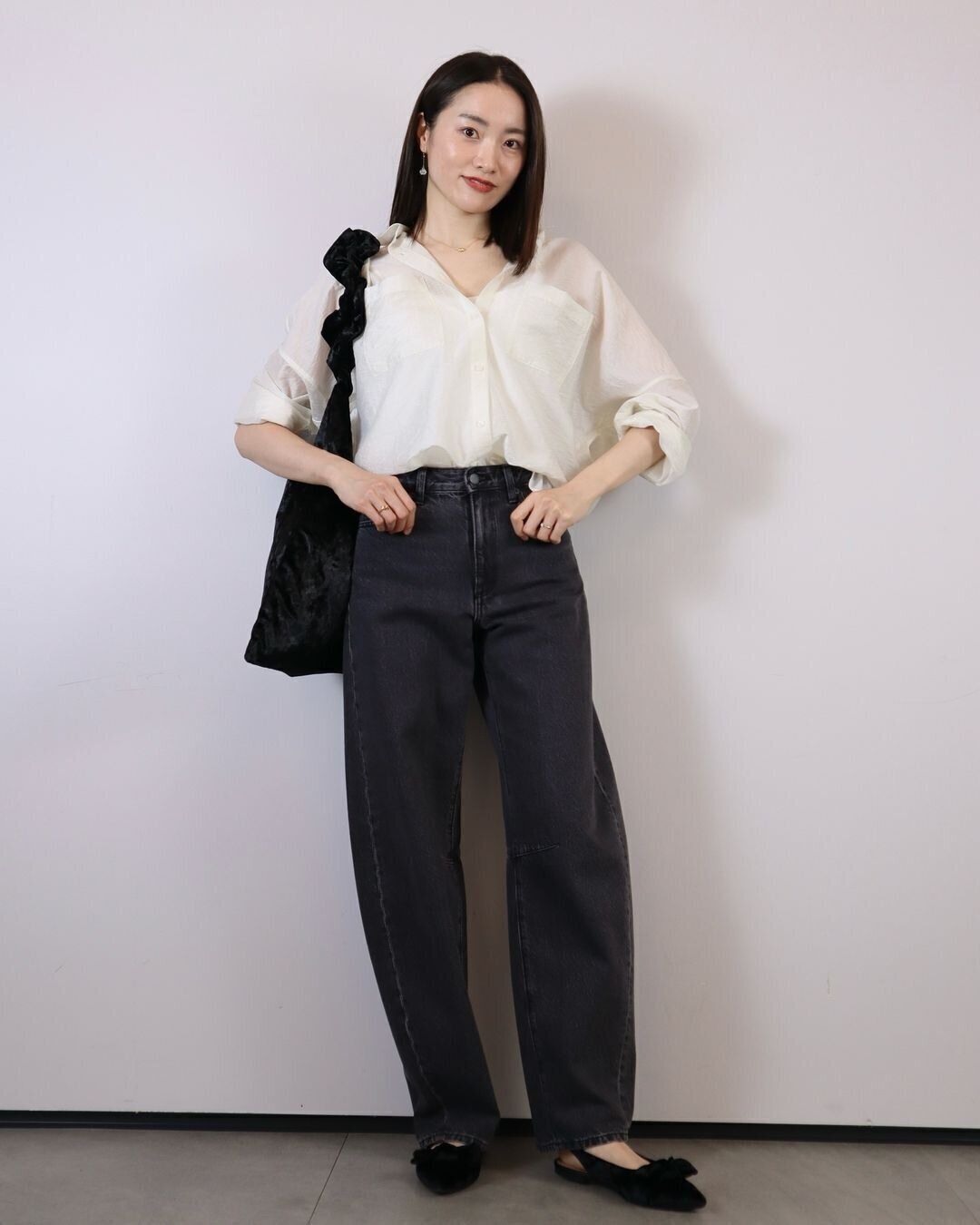 待望の再販！GUの大人気デニム「バレルレッグジーンズ」着こなし実例