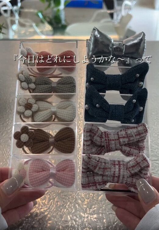 【セリア】ヘアアクセサリー収納は浅型トレイが便利