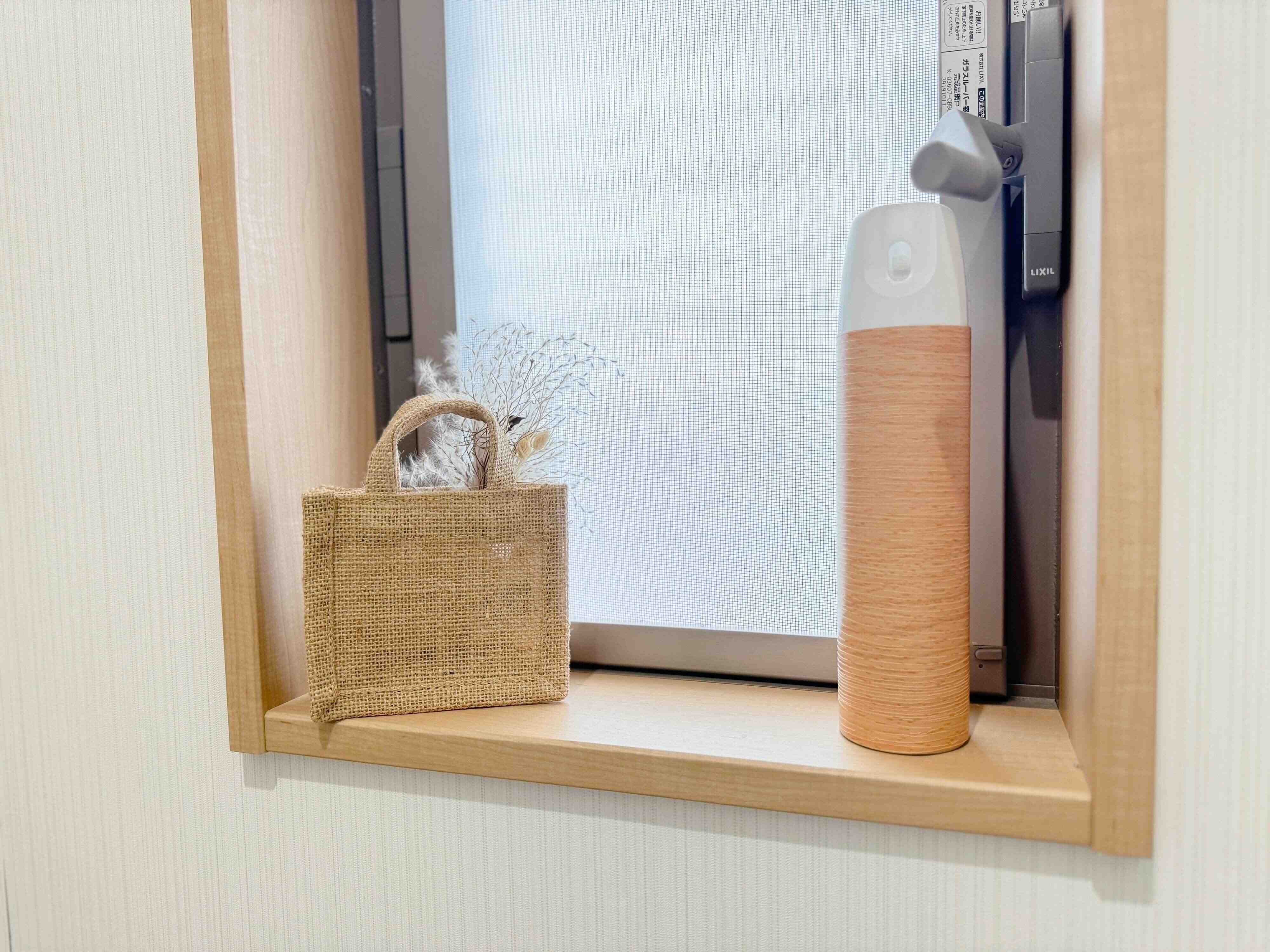 ドライフラワー刺しとして飾る