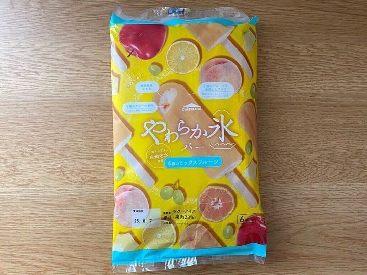 やわらか氷バー6種のミックスフルーツ