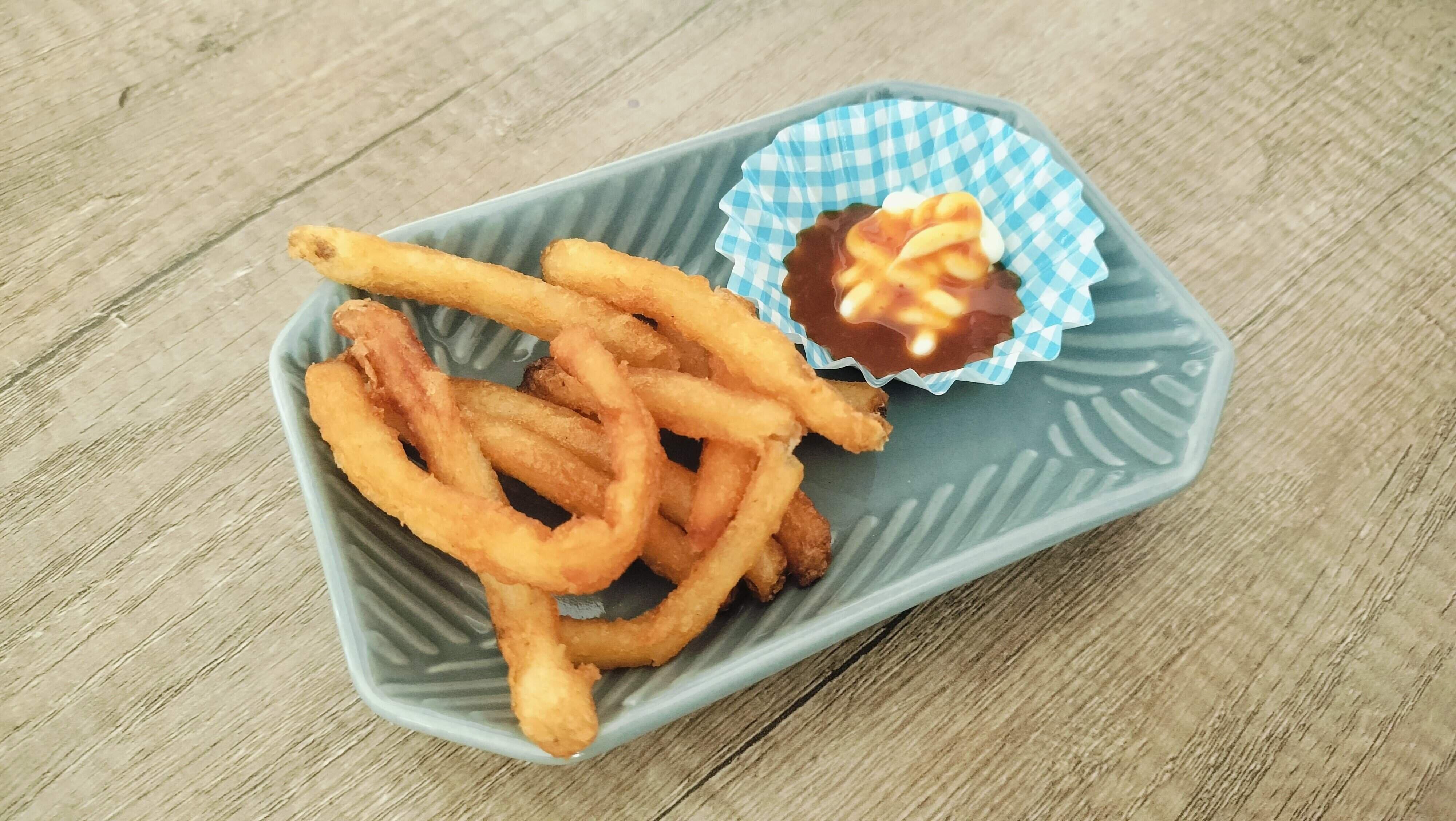 好きなソースで食べるポテト