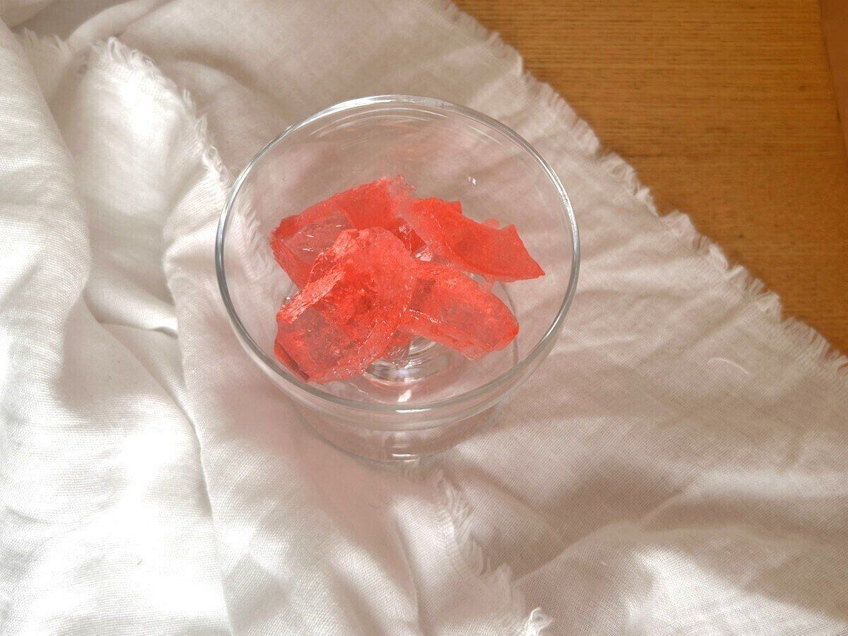 かき氷シロップで作る琥珀糖