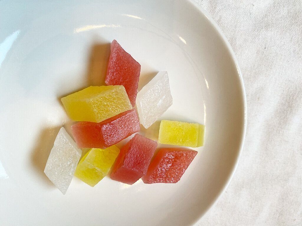 みてるだけで可愛い琥珀糖味は3種類