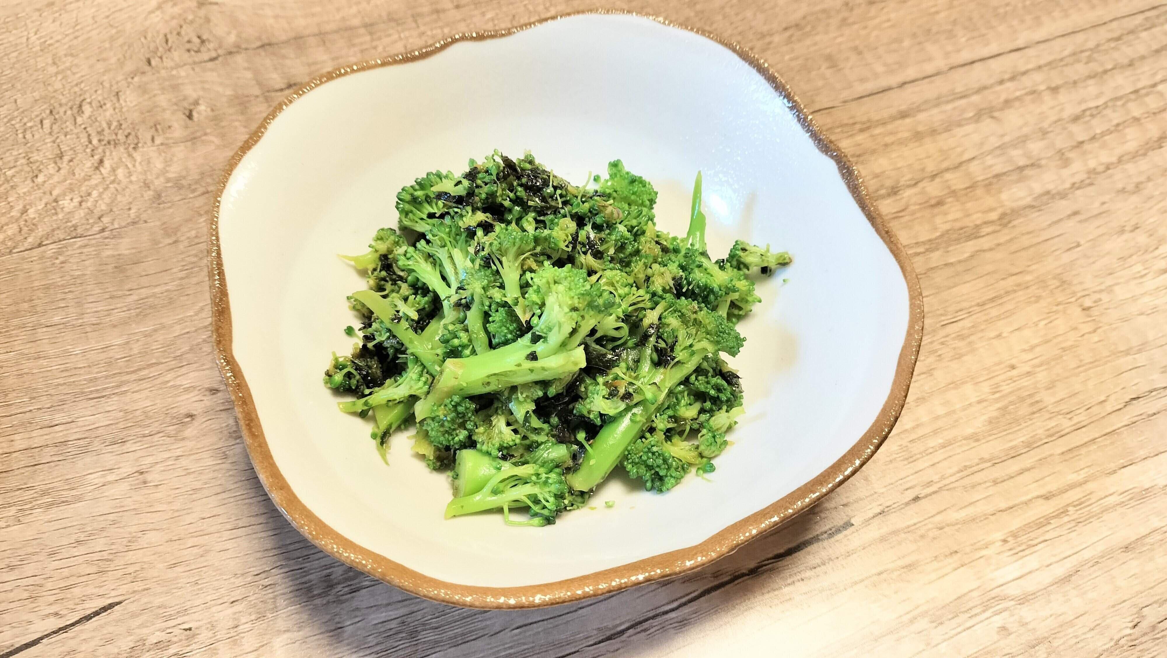 ブロッコリーの海苔あえ