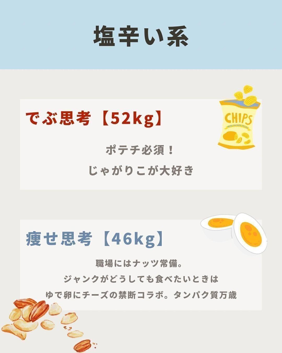 辛いお菓子はの置き換えは？