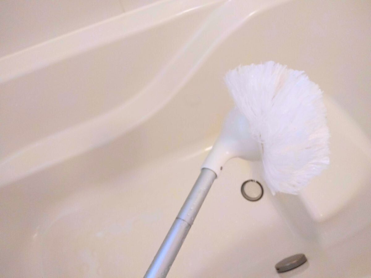 水を切ったあとのバスボンくん