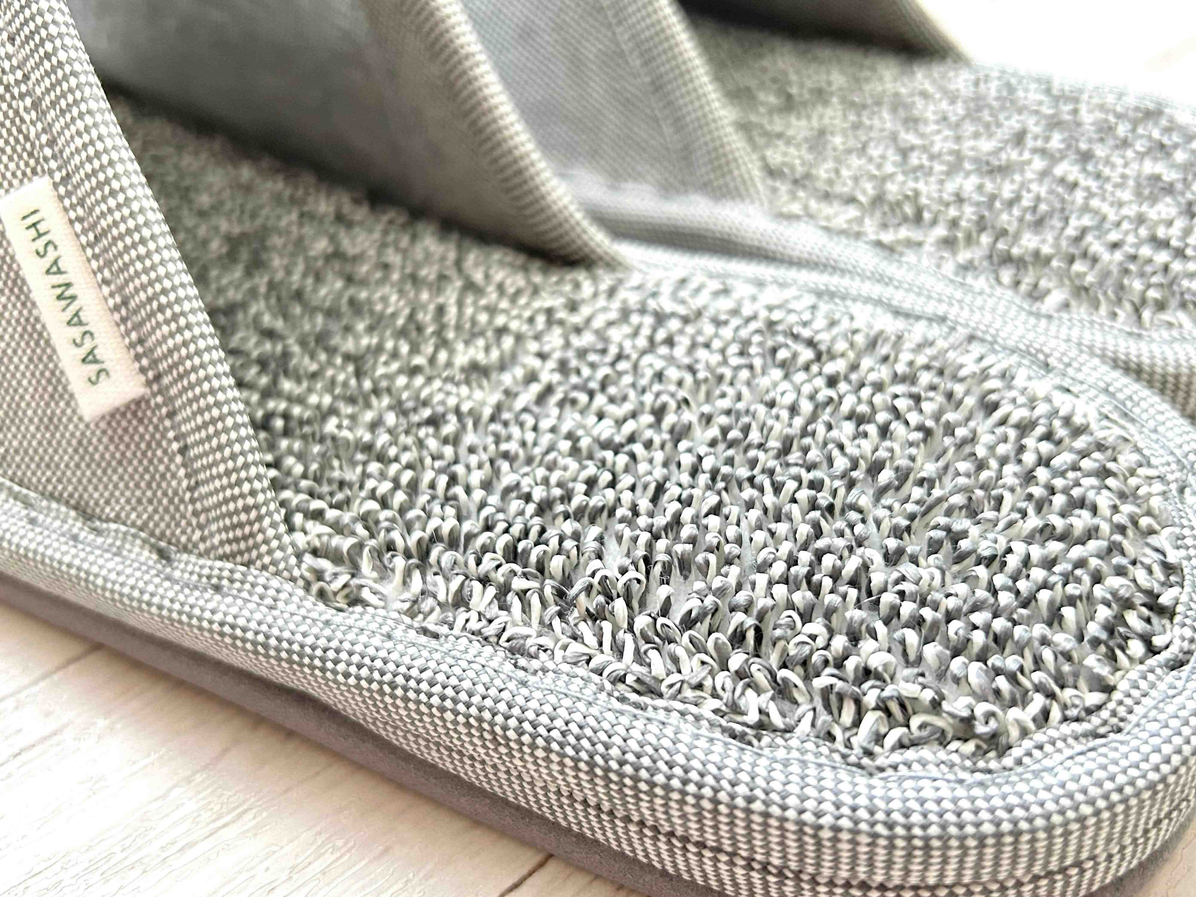 楽天　ささ和紙パイルスリッパ　蒸れない　夏