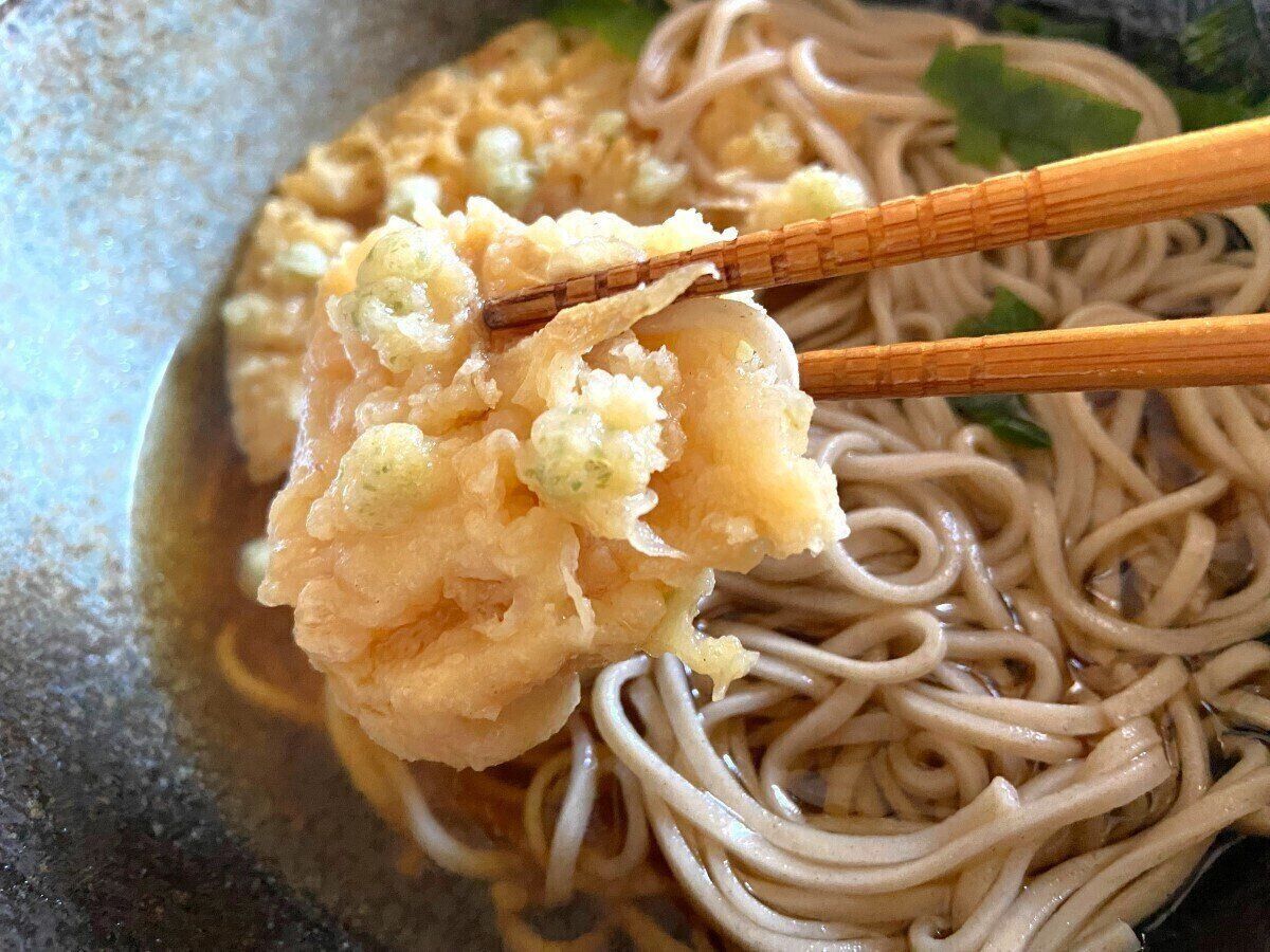 柔らかくなったかき揚げ