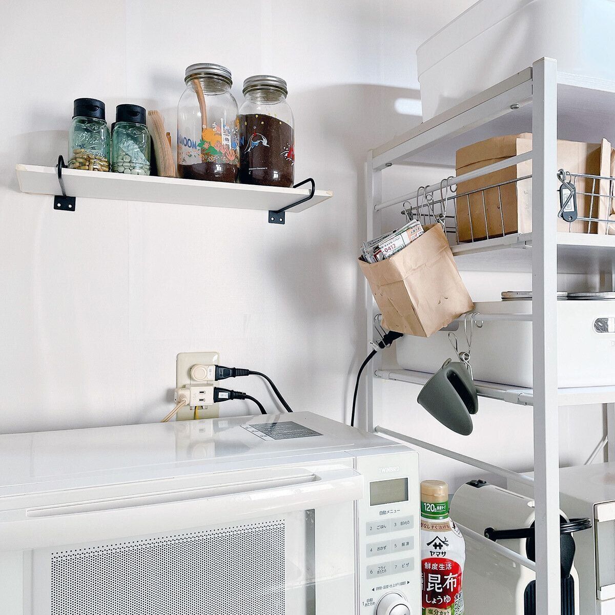 見える収納は出し入れしやすい