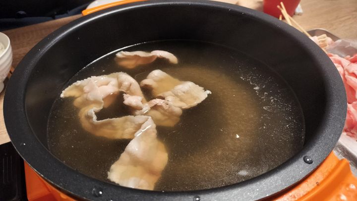 鍋でそのまましゃぶしゃぶができる