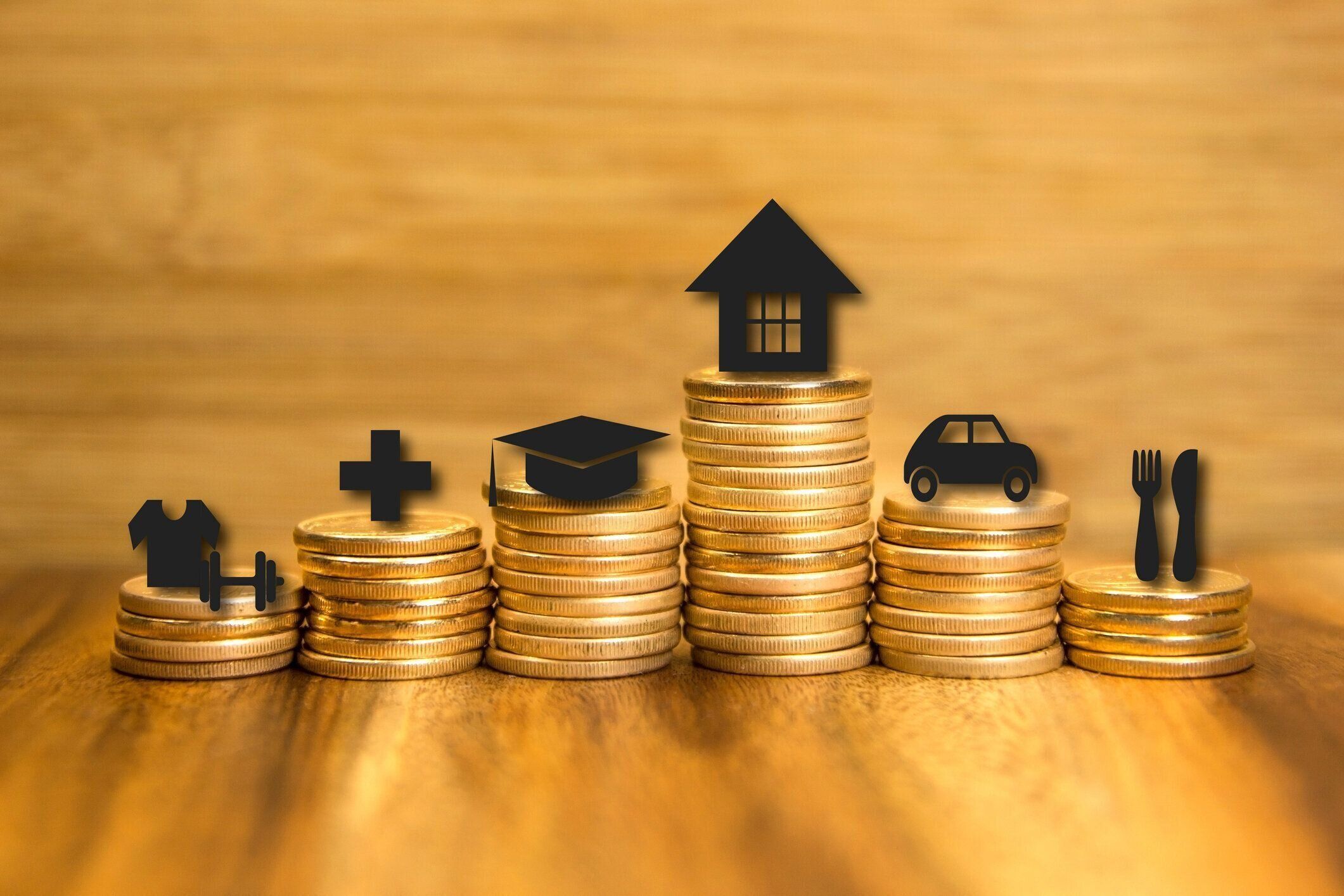 個人的な費用の概念。財務分析の背景。