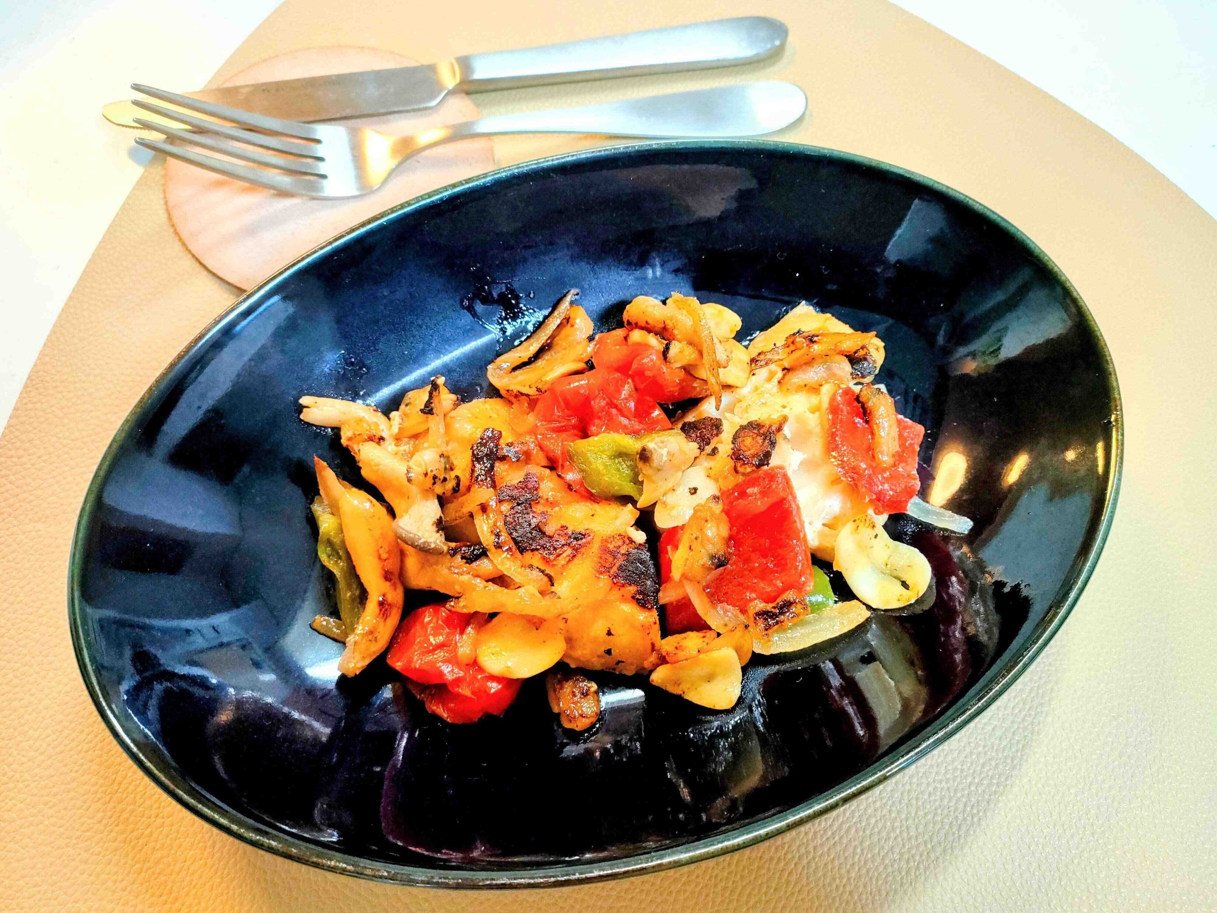 赤魚のアクアパッツァのできあがり