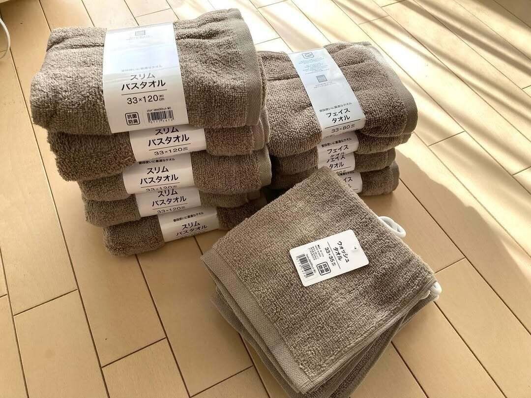 【ニトリ】バスタオルはスリムが助かる！ニトリのスリムバスタオル