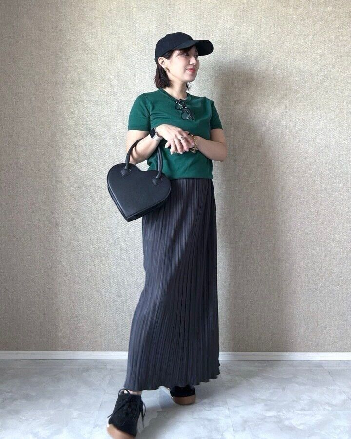 UVカットクルーネックセーター半袖