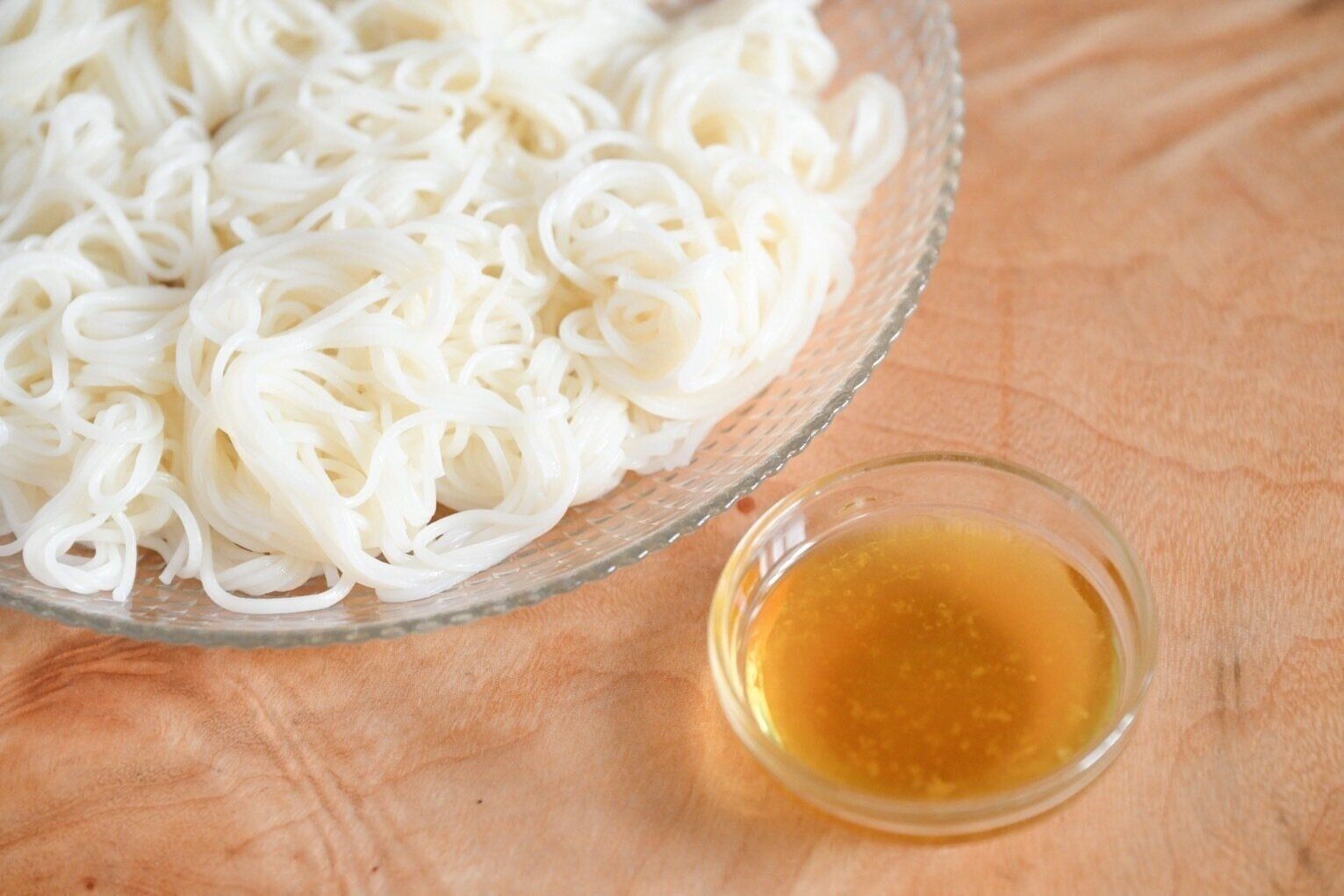 カルディオリジナル 瀬戸内レモンオリーブオイルつゆと添えたそうめん