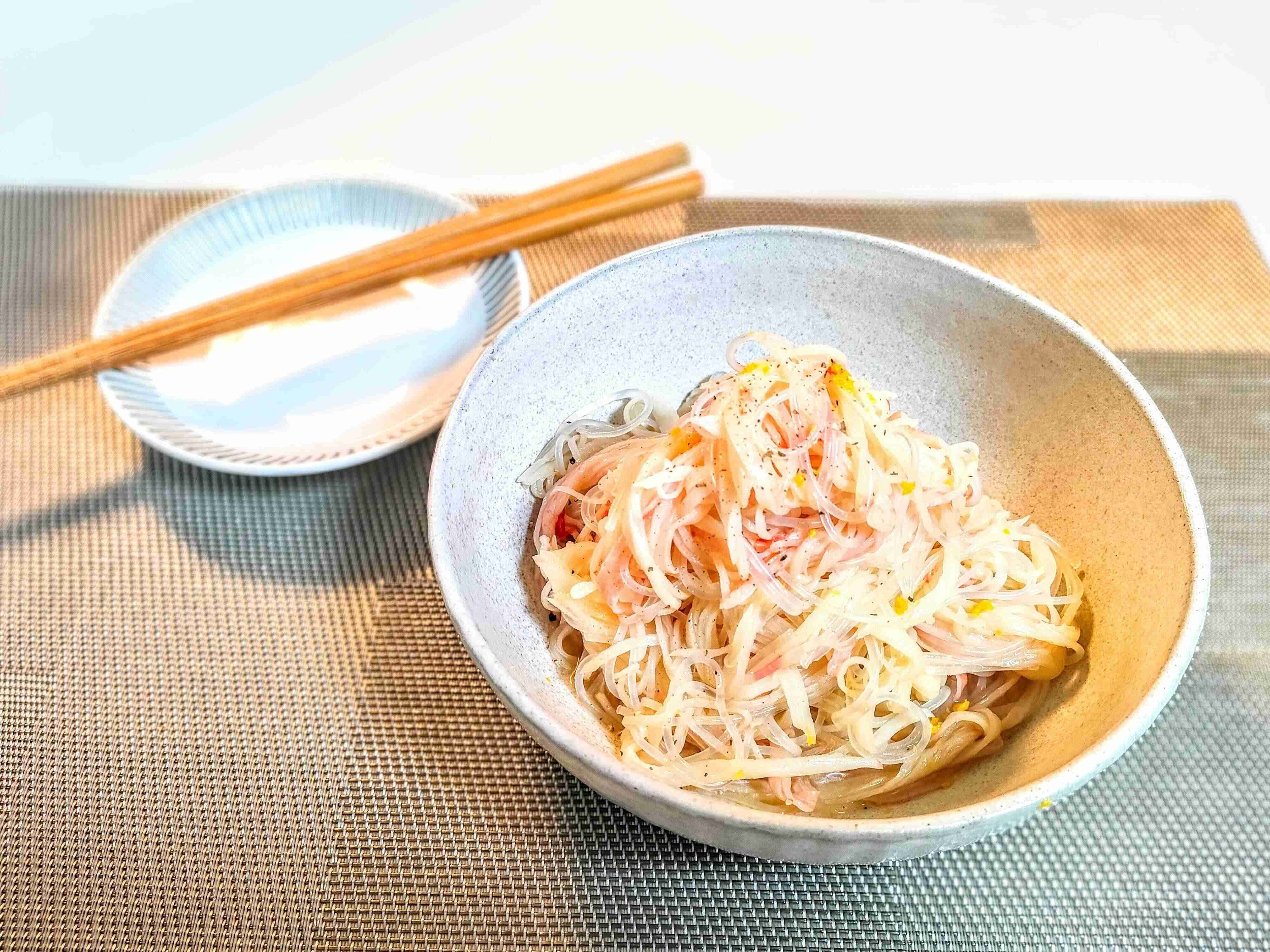 すり身スティックの春雨サラダ