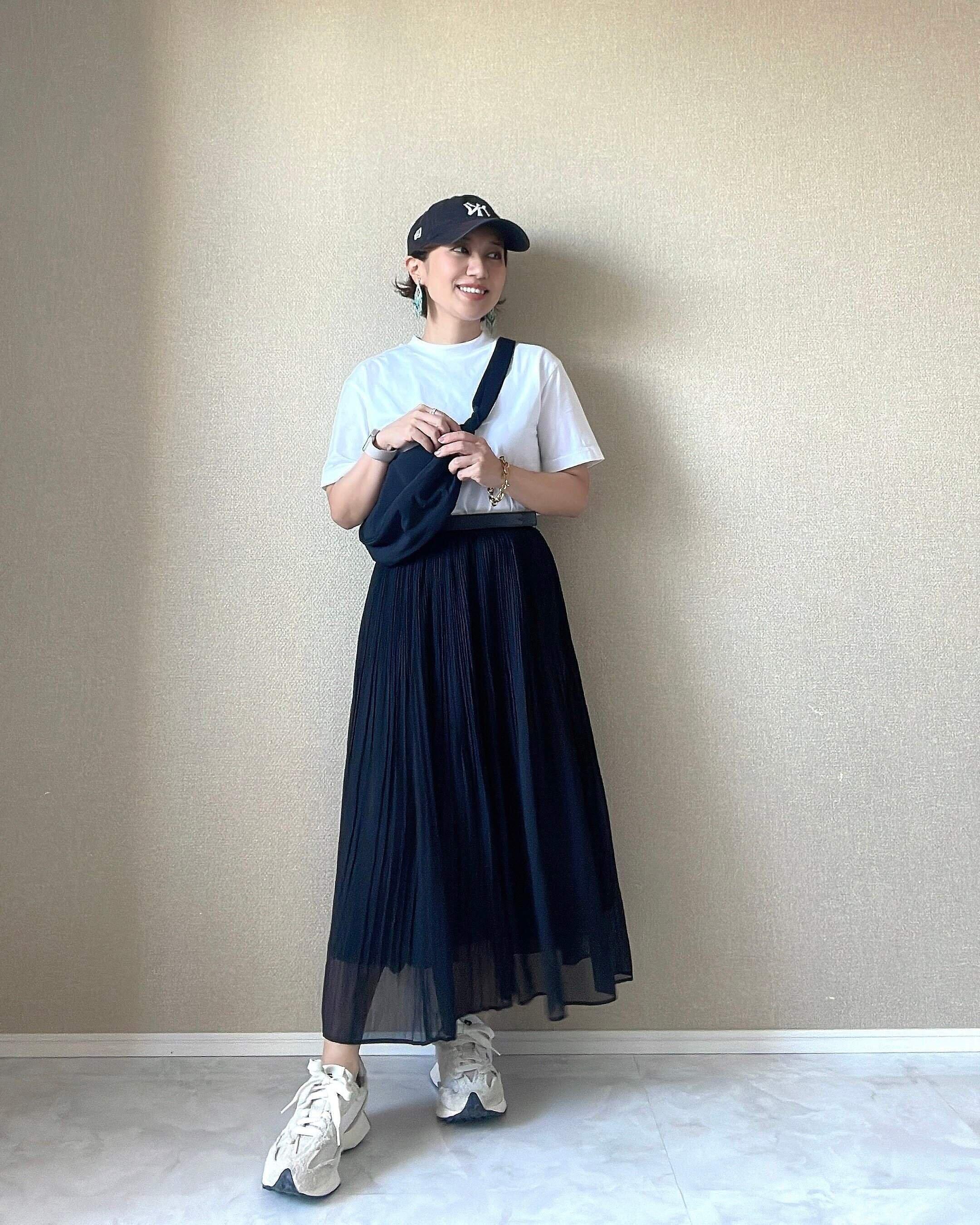 ユニクロ　シフォンスカート