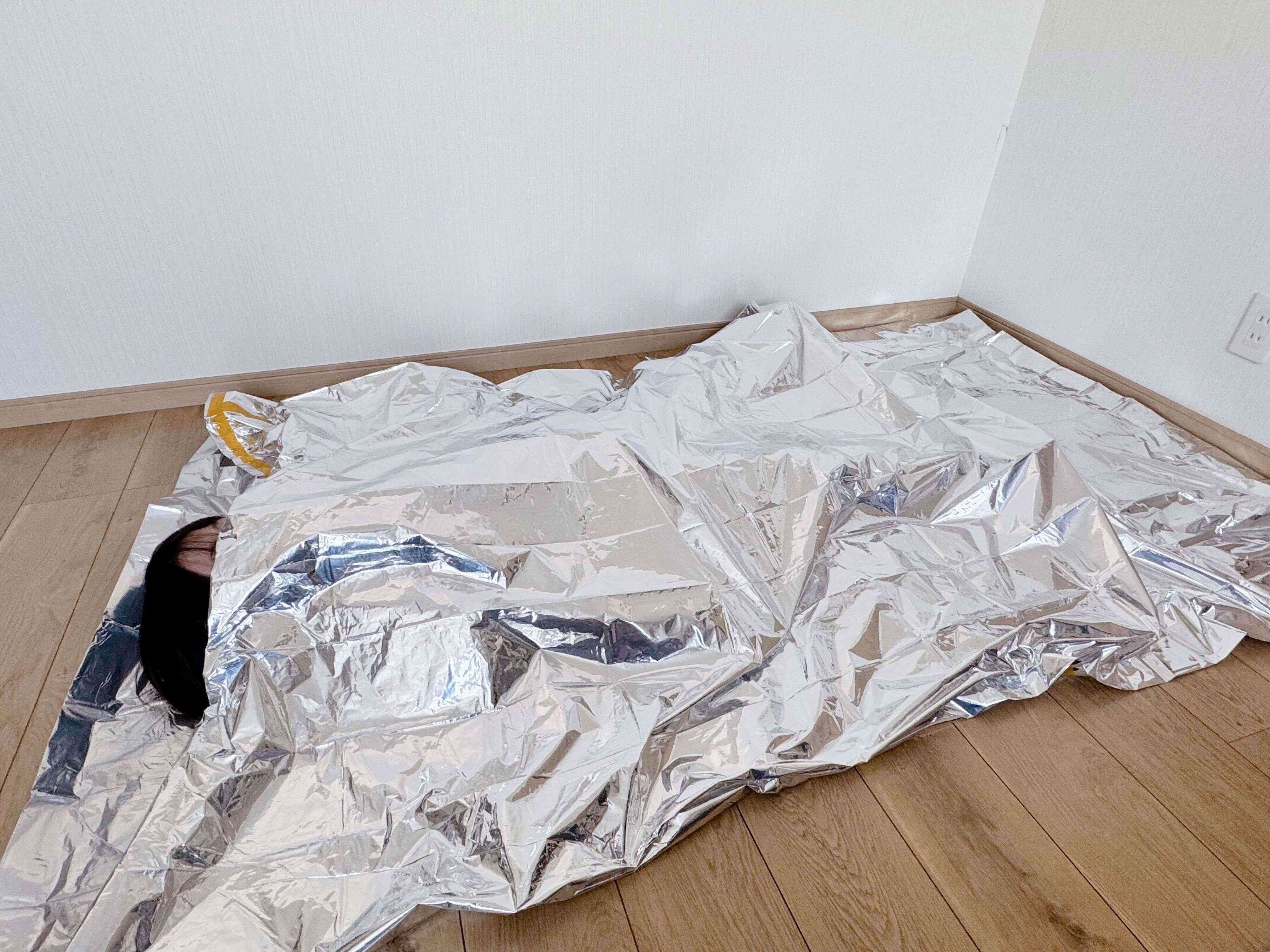 緊急簡易 アルミ寝袋