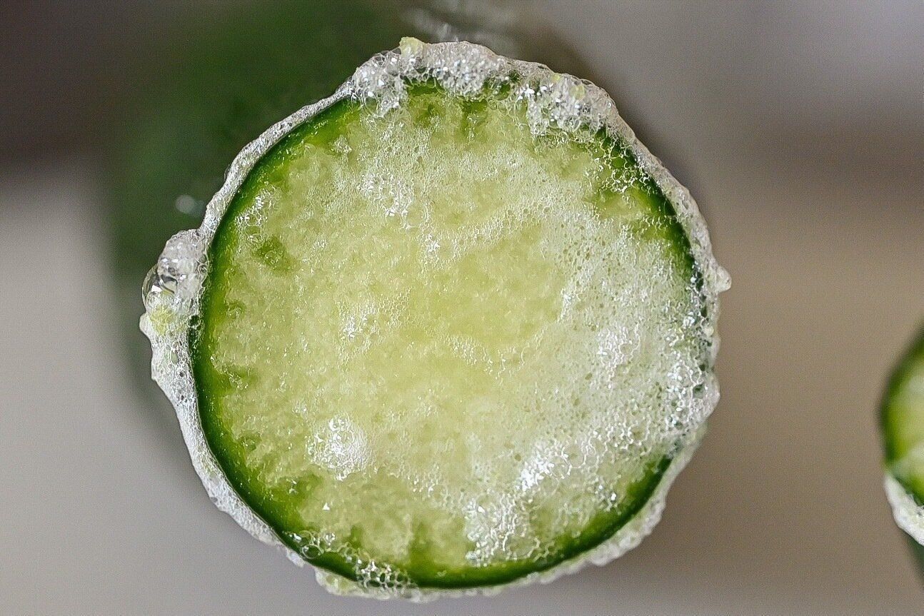 アクがついたきゅうり