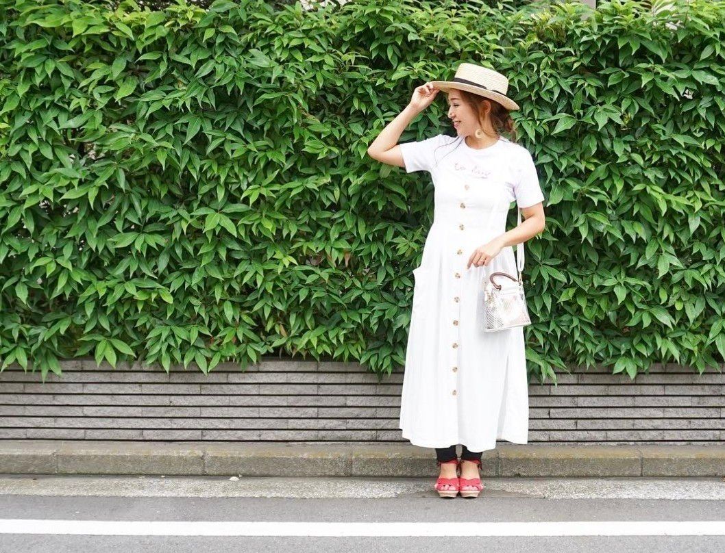 プチプラに見えない 高見え しまむらワンピース サンキュ