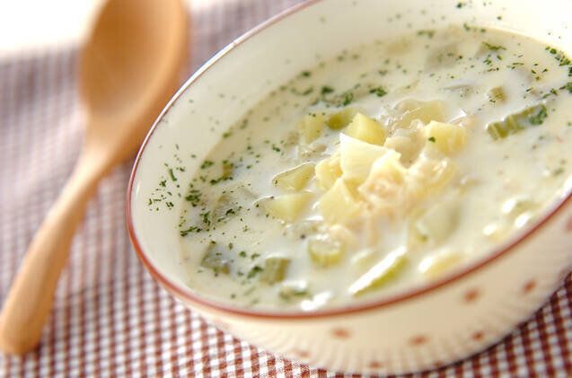 お好み野菜で！べジミルクスープ