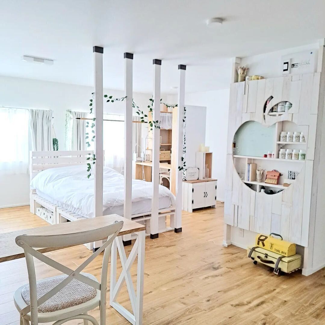 ディアウォールの柱で空間に変化をプラス