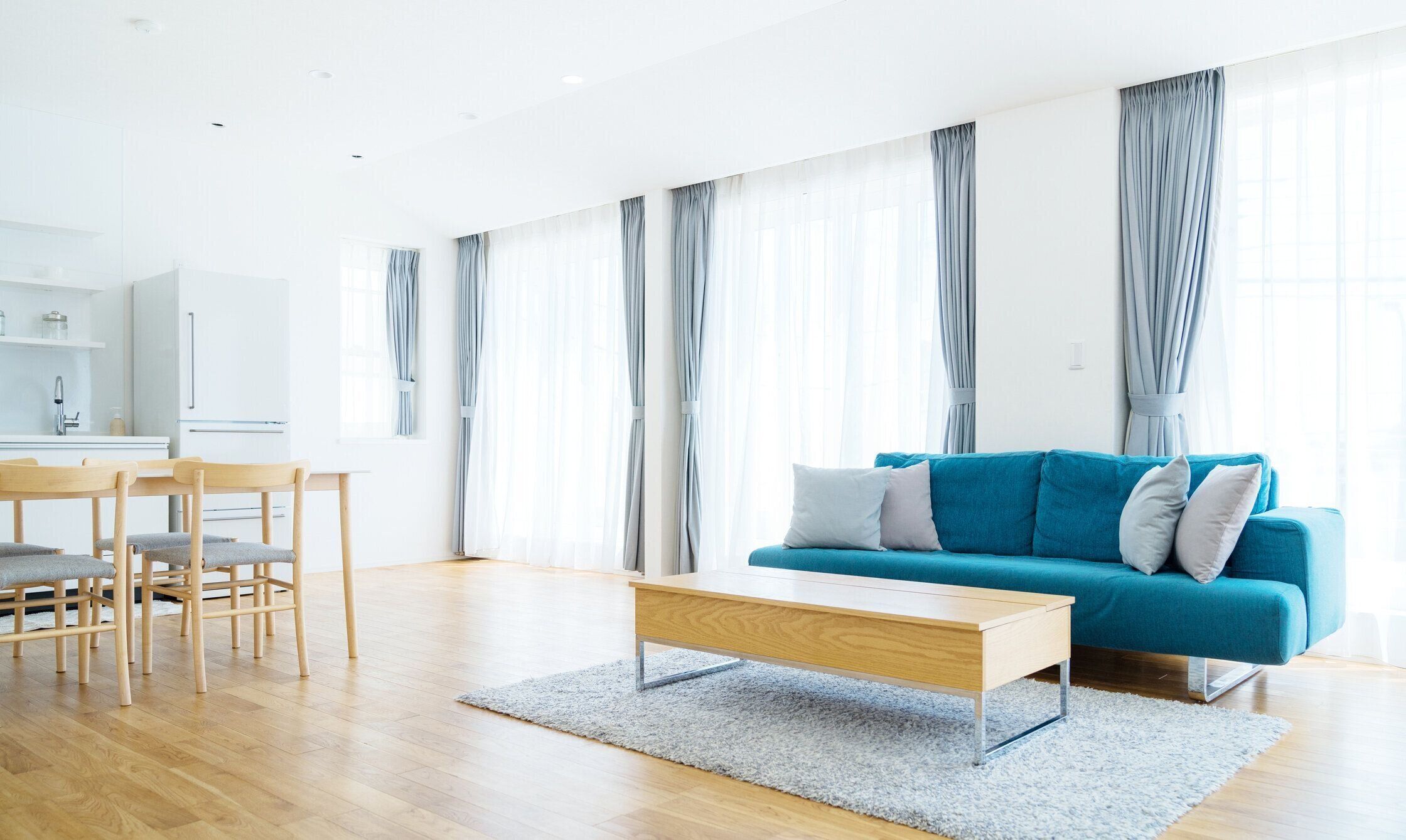 空の部屋とインテリア。