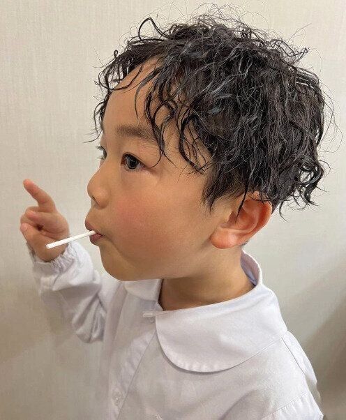 大人顔負け！ツイストミックスパーマ