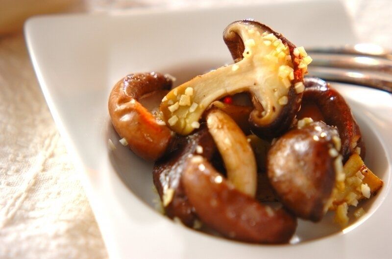 おいしい！ シイタケのペペロン