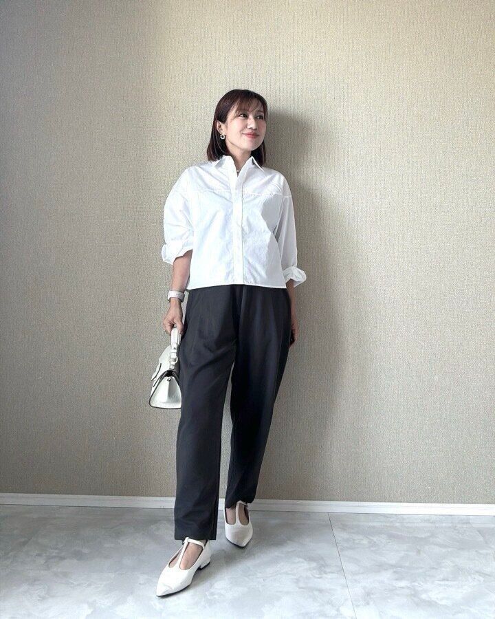 コットンコクーンシャツ　ユニクロシーユニクロシー