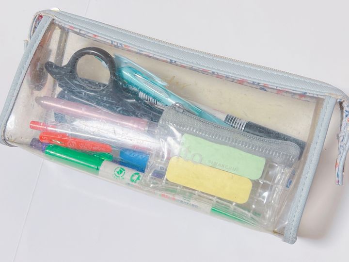 ダイソーの文具小物ケースは「ポーチを整理するためのポーチ」として活躍!