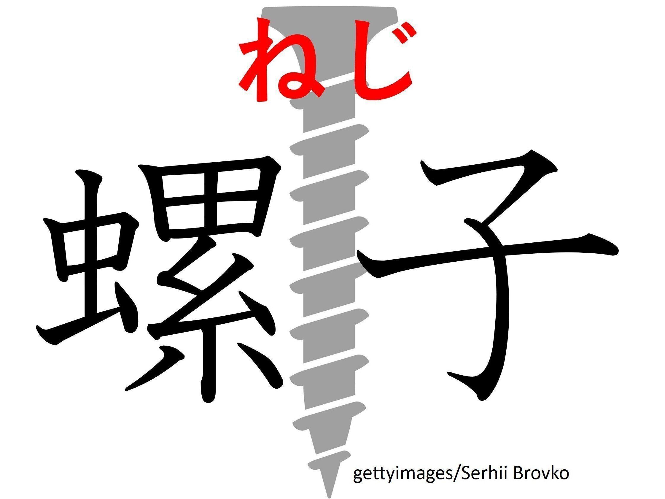 ぐるぐる回るあれですよ！難読漢字「螺子」はなんて読む？