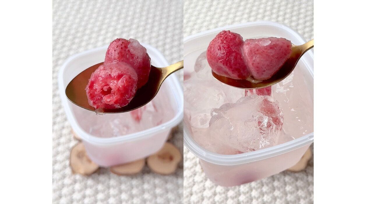 氷タンフルの冷凍いちご