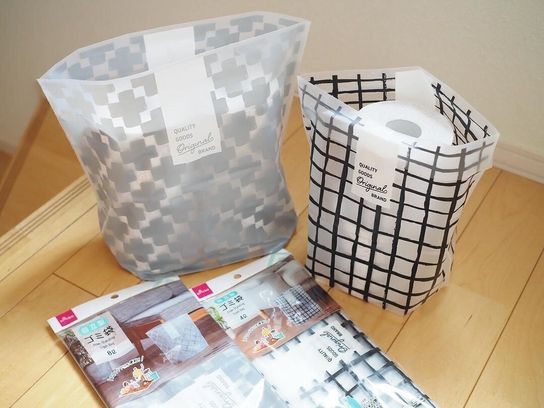 ダイソーの「自立型ゴミ袋」	