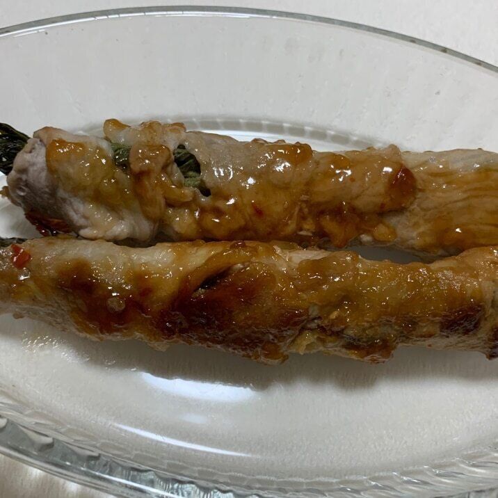 肉巻きタラの芽 