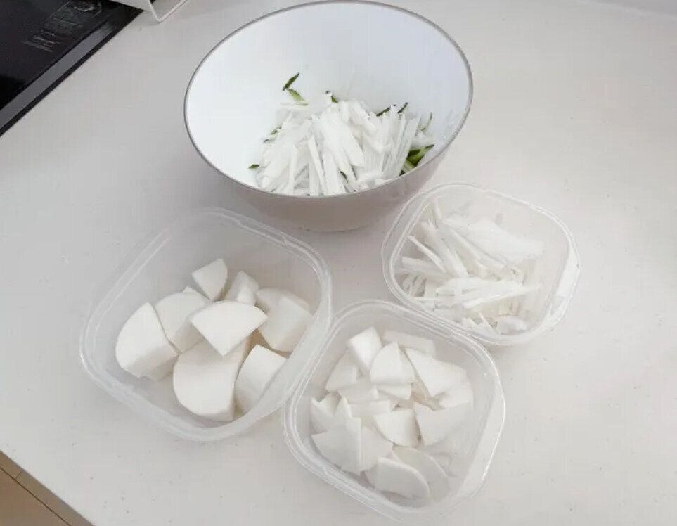 野菜は切り方を変えて