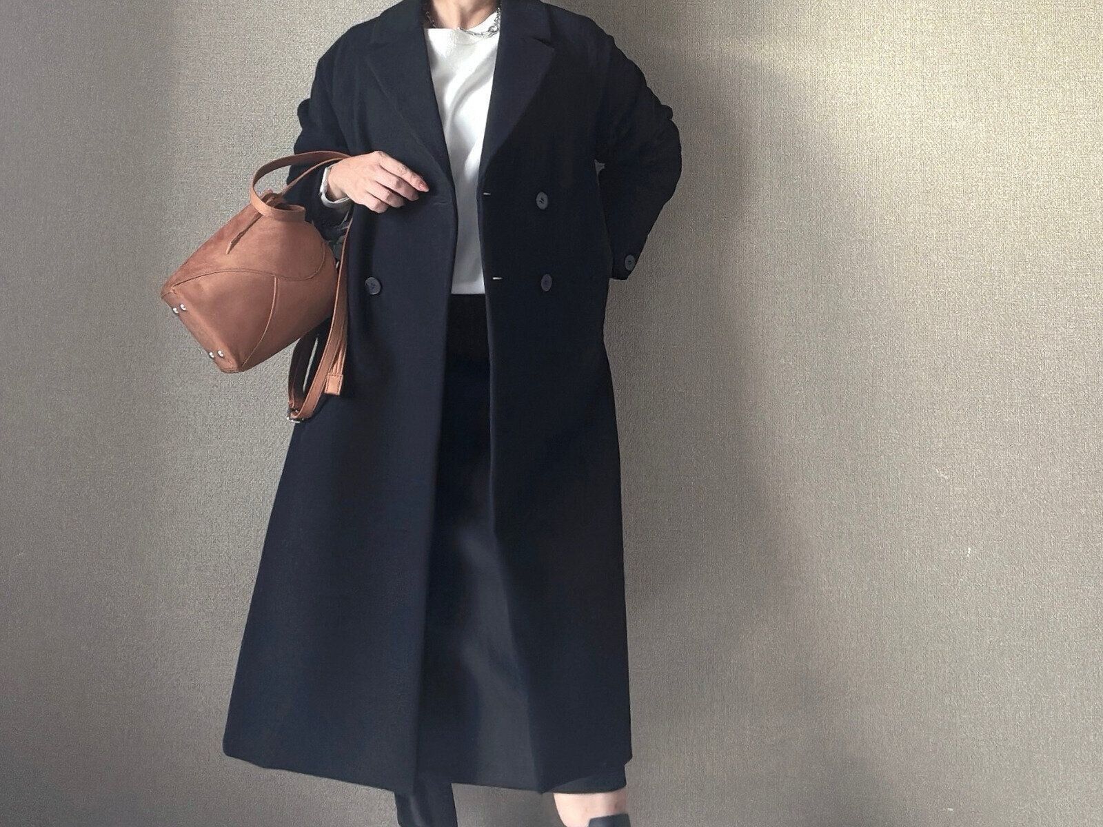 ドライスウェットナローロングスカート　ユニクロ