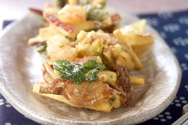 おさつのかき揚げ