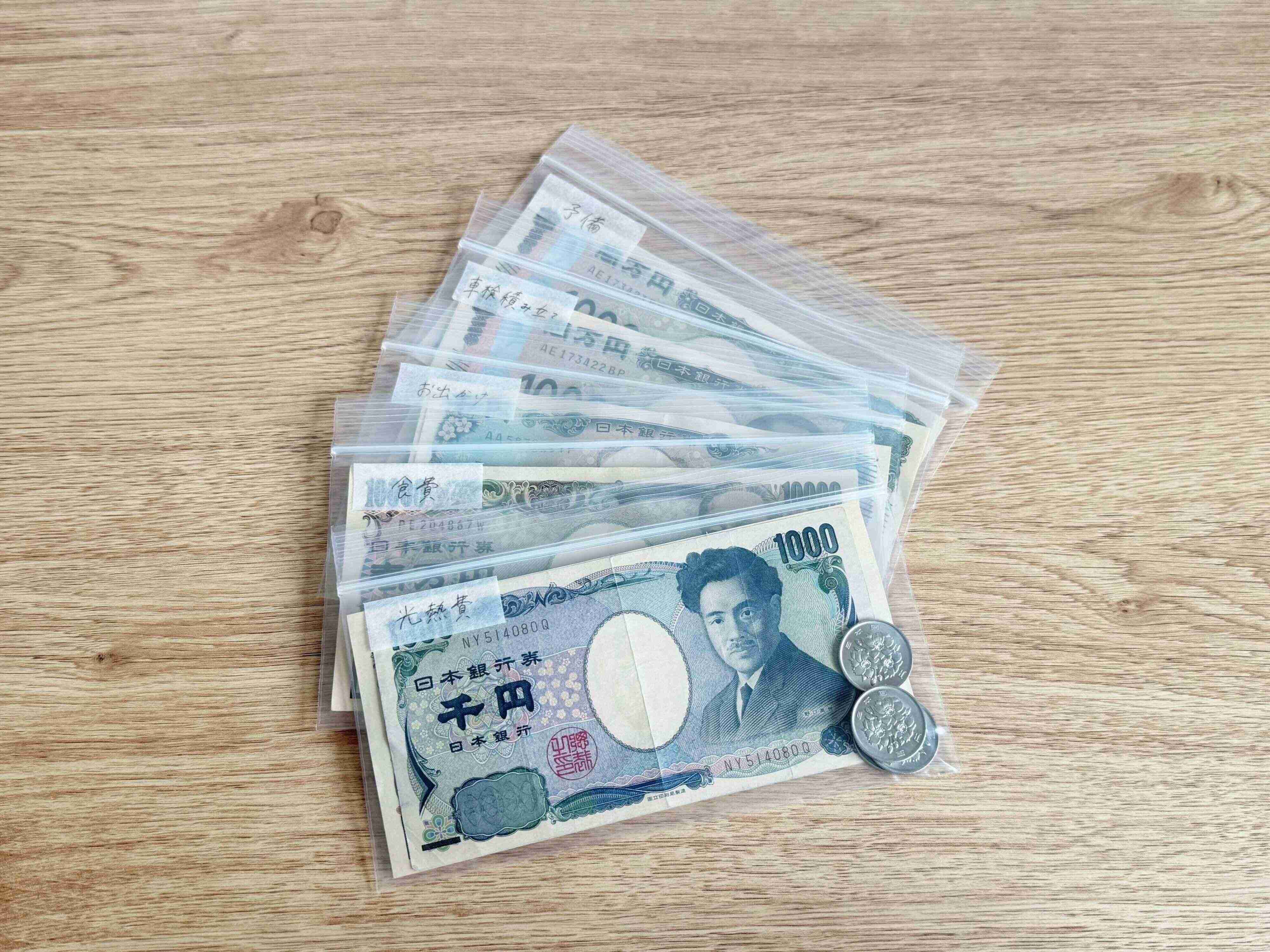 【ダイソー】お札がぴったり入るチャック付ポリ袋で「袋分け管理」が楽しくなる！