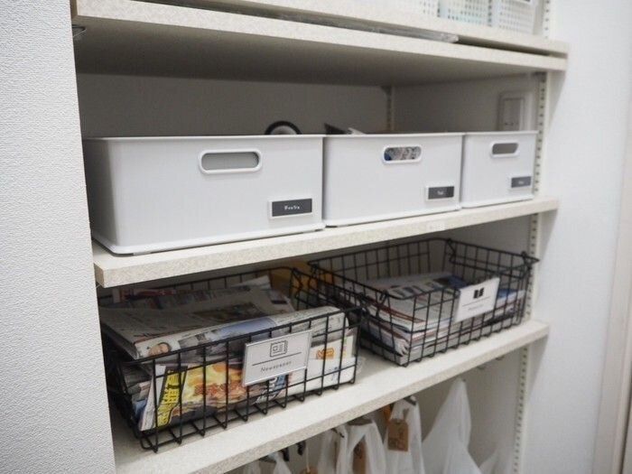 パントリーで食材などの保管にも活用