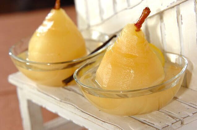 洋梨のコンポート