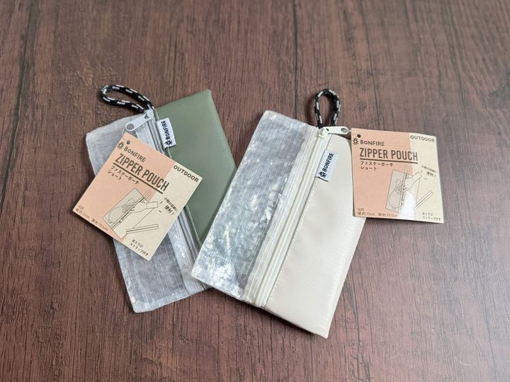 1.ファスナーポーチショート