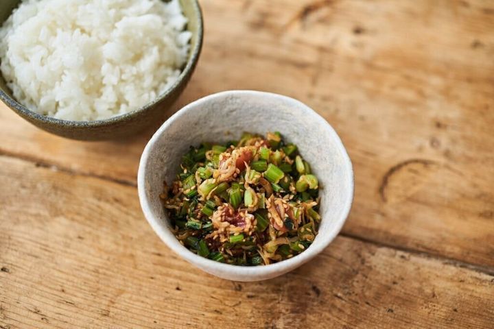 しらすと小松菜の梅ふりかけ