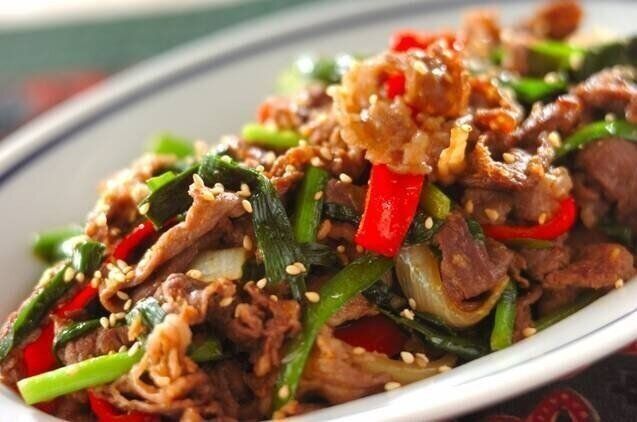 ニラを使った旨辛プルコギ