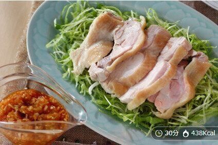 鶏もも肉の簡単茹で鶏 ネギダレでマンネリ防止 やみつきになる味